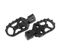 YUQUDGELKY Repose-pieds Avant Degré Réglable Pattes De Pied Rotatives Pour Indian Pour Scout Pour Bobber Pour Twenty Pour Sixty ABS(NOIR)