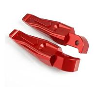 YUQUDGELKY Repose-pieds Passager CNC Pour YAMAHA Pour NMAX 155 NMAX125 Pour N-MAX 155 N-MAX155 Repose-pieds Arrière Moto(ROUGE)