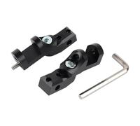 YUQUDGELKY Repose-pieds Réglable Pour Pilote Et Passager Baissé Pour Moto Pour R 1200 1250 GS ADV S1000XR R1150RT K 1600 GT GTL B(NOIR)