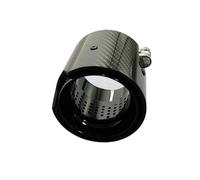YUQUDGELKY Silencieux D'échappement INozzles En Carbone Noir Brillant Pour M135i M235i M345i M240i M340i M440 F20 F22 F32 F87 F80 F82(ID 63mm)