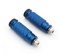 YUQUDGELKY Universal 8mm Pour Ducati Pour Monster 696 796 1100 S2R S4R S4RS Pédale De Motocyclette Repose Pieds Arrière FootPeg(Bleu)