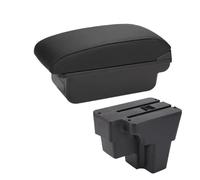 YUQUDGELKY Voiture pour KIA pour STONIC Boîte De Rangement De Pièces De Rechange Amérique du Sud Accoudoir De Voiture Accessoires(C2 Ligne Noire Pas d'USB)