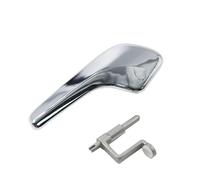 YUQUDGELKY Voiture pour Opel pour Corsa D 2006-2013 13297814 13297813 Poignée Porte Intérieure Plastique Plaqué Aluminium Acier Inoxydable pour Portes Gauche Et Droite Accessoires(Lef 13297813)