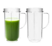 Yur1help Tasse de Rechange Compatible avec 200w Magic Bullet Blender Extracteur, Cups Remplacement Pièces Accessoires de Gobelets pour Magic Bullet Mixeur
