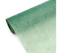 Yuragim Chemin de Table en Non-tissé, 30cmx25m Chemin de Table de Vert foncé, Rouleau de Tissu Intissé Décoration de Table d'Extérieur Nappe décorative pour Anniversaire Mariage Baptême Communion Fête