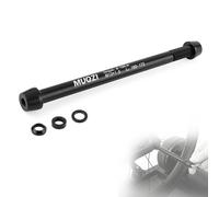 Yuragim Entraîneur de vélo - Adaptateur d'axe enfichable en alliage d'aluminium avec pas de filetage M12 x 1,5 - Compatible avec vélo de course et VTT - Entraînement en intérieur