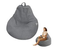 Yuragim Housse de pouf sans rembourrage - Pour enfants et adultes - Housse uniquement (pas de remplissage) pour animaux en peluche de canapé - Lavable - Taille XL - Pour extérieur et salon (100 x 120
