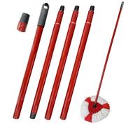 Yuragim Manche de rechange compatible avec Vileda Turbo Spin Mop - 4 pièces - Poignée de rechange réglable avec filetage allemand - Manche télescopique - Accessoire pour nettoyage du sol