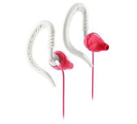 Yurbuds Focus 100 Ecouteurs de Sport Intra Auriculaires Tour d'Oreille pour Femme Résistant à la Transpiration avec Technologie TwistLock Compatible avec Smartphones/Tablettes/Appareils MP3 Rose/Blanc