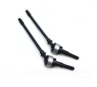 Yurefax 1 Paire d'arbres d'entraînement CVD Dogbone 105mm Arbres d'essieu Avant en Acier Inoxydable 1/10, for Axial, for Chenille SCX10 RC Lien de Suspension