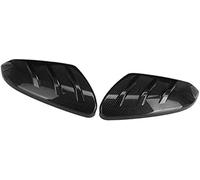 Yurefax 1 paire de couvercle rétroviseur latéral en Fiber carbone, for Civic, 10e 2016 - 2021, accessoires voiture Couverture de rétroviseur(BLACK Carbon Fiber Look)