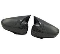 Yurefax 1 paire de couvercle rétroviseur latéral voiture, capuchon, for Renault, Megane 4 MK4 2016 - 2020 Couverture de rétroviseur(BLACK Carbon Fiber Look)