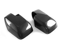Yurefax 1 paire de couvercle rétroviseur latéral voiture en Fiber carbone, garniture capuchon protection, for Ford, Bronco 2021 2022, décoration Couverture de rétroviseur(BLACK Carbon Fiber Look)