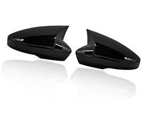 Yurefax 1 paire de couvercles rétroviseurs voiture, for Skoda, for Octavia, Mk3 A7 5E 2014-2019, for VW, for T-ROC, T-cross 2018-2021 Nivus Couverture de rétroviseur(BLACK Glossy Black)