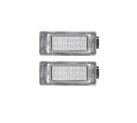 Yurefax 1 Paire de Lampe de Plaque d'immatriculation Blanche de Voiture, for Dacia, Duster 2018 2019 2020 2021 Éclairage de Plaque d'immatriculation