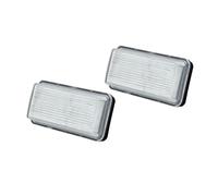 Yurefax 1 paire d'éclairage de plaque d'immatriculation, for Toyota, for Land Cruiser, Prado J120 J100 J200 Reiz Mark X, for Lexus, LX470 GX470 LX570 Éclairage de plaque d'immatriculation