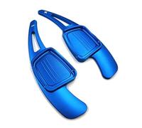 Yurefax 1 paire d'extensions de palettes de changement de vitesse de volant de voiture en aluminium, for, A3 A4L A5 A6L S3 S4 Q2 Q5L Q7 TTS Palettes de changement de vitesse pour voiture(Blue)