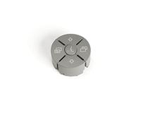 Yurefax 1648700558 Couvercle de bouton commande clé volant multifonction voiture, for Mercedes, for Benz, W164 W251 ML GL R classe Interrupteur de volant de voiture(BLACK Grey)