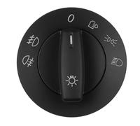 Yurefax 1K0941431N Interrupteur de commande de phare antibrouillard à 10 broches, for VW, for Caddy, III, for Touran, for Jetta, for Golf, V VI 5 6, for Passat, B6 CC, for Rabbit Feu antibrouillard
