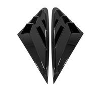 Yurefax 2 pièces de persiennes de fenêtre arrière de Voiture, Garniture de Couverture de Stores, for, for berline A3 8Y 2020 2021 2022 ABS Persienne de Lunette arrière(Glossy Black)
