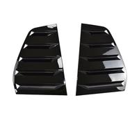 Yurefax 2 pièces de persiennes de fenêtre arrière de Voiture, Garniture de Couverture de Stores, for VW, for Golf Mk6 hayon 2009-2012 (Pas GTI) Persienne de Lunette arrière(Glossy Black)