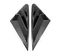 Yurefax 2 pièces de persiennes fenêtre arrière Voiture, Garniture Couverture Stores, for, for A3 8Y berline 2020 2021 2022, Accessoires Style ABS Persienne de Lunette arrière(Carbon Fiber Look)