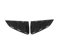 Yurefax 2 pièces de persiennes fenêtre arrière Voiture, Garniture Couverture Stores, for VW, for Polo, for Mk6 2018-2020, Accessoires hayon, Style Noir Persienne de Lunette arrière