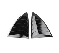 Yurefax 2 pièces de persiennes fenêtre arrière Voiture Garniture Couverture Volets triangulaires, for Toyota, GT86 2013-2018, for Subaru, for BRZ Style ABS Persienne de Lunette arrière(Matte Black)