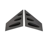 Yurefax 2 pièces Garniture de Couverture de Volets de persiennes de fenêtre Avant de Voiture, for Subaru, for WRX STI berline 2015-2020 ABS Persienne de Lunette arrière(Matte Black)