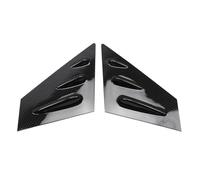 Yurefax 2 pièces Garniture de Couverture de Volets de persiennes de fenêtre Avant de Voiture, for Subaru, for WRX STI berline 2015-2020 ABS Persienne de Lunette arrière(Carbon Fiber Printed)