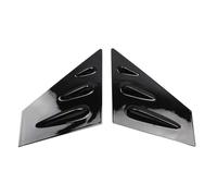 Yurefax 2 pièces Garniture de Couverture de Volets de persiennes de fenêtre Avant de Voiture, for Subaru, for WRX STI berline 2015-2020 ABS Persienne de Lunette arrière(Glossy Black)