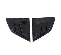 Yurefax 2 pièces Garniture de Couverture Volets persiennes fenêtre arrière Voiture, for Nissan, for Qashqai, for J11 2015-2020 Accessoires Style ABS Noir Persienne de Lunette arrière(Schwarz)