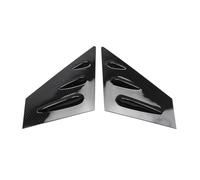 Yurefax 2 pièces Garniture de Couverture Volets persiennes fenêtre Avant Voiture, for Subaru, for WRX STI berline 2015-2019 Accessoires Style ABS Persienne de Lunette arrière(Carbon Fiber Printed)