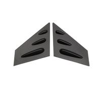 Yurefax 2 pièces Garniture de Couverture Volets persiennes fenêtre Avant Voiture, for Subaru, for WRX STI berline 2015-2019 Accessoires Style ABS Persienne de Lunette arrière(Matte Black)