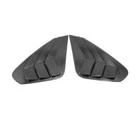 Yurefax 2 pièces Garniture de Couverture Volets triangulaires Lunette arrière Voiture, for Toyota, for RAV4, 2019 2020 Accessoires Style Style en Fiber Carbone ABS Persienne de Lunette arrière