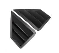 Yurefax 2 pièces persiennes de fenêtre arrière de voiture volets garniture de couverture de stores, for TOYOTA, for C-HR CHR 2016 2017 2018 2019 plastique ABS Persienne de lunette arrière(Matte Black)