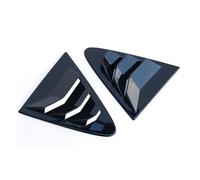 Yurefax 2 pièces persiennes de fenêtre arrière Voiture Volets Garniture Couverture Stores, for Toyota, for Corolla, for Accessoires berline E210 Style ABS Noir Persienne de Lunette arrière