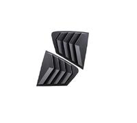 Yurefax 2 pièces persiennes de fenêtre arrière Volets Stores Garniture de Couverture Style de Voiture, for Mazda, for berline 3 BP 2019 2020 Accessoires ABS Persienne de Lunette arrière(Matte Black)