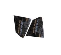 Yurefax 2 pièces persiennes de fenêtre arrière Volets Stores Garniture de Couverture Style de Voiture, for Mazda, for berline 3 BP 2019 2020 Accessoires ABS Persienne de Lunette arrière(Glossy Black)