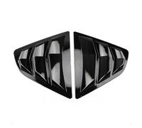 Yurefax 2 pièces persiennes de Lunette arrière Voiture Garniture Couverture Volets triangulaires, for Toyota, for Camry 2018 2019 Accessoires Style ABS Noir Brillant Persienne de Lunette arrière