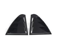 Yurefax 2 pièces persiennes de Lunette arrière Voiture Garniture Couverture Volets triangulaires, for, for Classe A W176 2013-2018 Accessoires Style ABS Noir Persienne de Lunette arrière