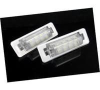 Yurefax 2X éclairage de plaque d'immatriculation blanc Canbus, pour Mb W210 1995-02 W202, pour ampoules d'immatriculation 1997-00 couvercle de lampe de plaque