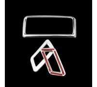 Yurefax 3 pièces Chrome intérieur voiture évent Protection garniture climatisation sortie autocollants, for NISSAN, for X-TRAIL, for Xtrail, T32 Décoration de garniture de ventilation de voiture