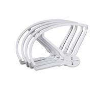 Yurefax 4 pièces 5 Pouces Garde d'hélice Drone Anti-collosion Protecteur Anneau de Couverture 4045 5045 5149 hélice QAV250 RC quadrirotor Protection d'hélice de Drone(4 inch Propeller,White)
