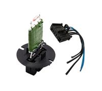 Yurefax 6450JP 206 307 Blower Heater Motor Resistor or Wiring Line, for Peugeot, for Citroen, C3 6450.JP 6445ZL 6445KL Registre de chauffage soufflant(BLACK Resistor and Line)