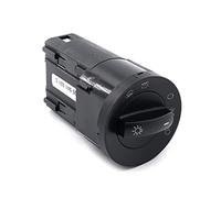 Yurefax 6Q0941531C phares phares avant et arrière interrupteur de phare antibrouillard bouton rotatif maître, for VW, for POLO, 2002-2009 6Q0941531N Feu antibrouillard