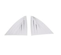 Yurefax Accessoires de déflecteur Couverture volet persienne becquet fenêtre Triangulaire arrière décoration Stores Voiture, for Tesla, for Le modèle 3 Persienne de Lunette arrière(Silver)