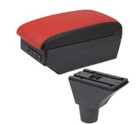 Yurefax Accoudoir central for citroën C3 C4, boîte de rangement centrale, porte-gobelet, accessoires de chargement USB, accessoires de voiture Accoudoir de voiture(BLACK C5 Black Border 7usb)