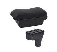 Yurefax Accoudoir de Console centrale, boîte d'accoudoir, for NISSAN, for mars, for Micra, K13 MK4 IV, voiture de rangement for Console centrale automatique Accoudoir de voiture(BLACK C1 7 USB)