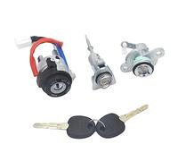 Yurefax AL257 - ensemble complet de serrure porte conducteur avant gauche, cylindre coffre, hayon avec 2 clés, for Hyundai, for Elantra, 2006 2016 Cylindre de verrouillage du commutateur d'allumage